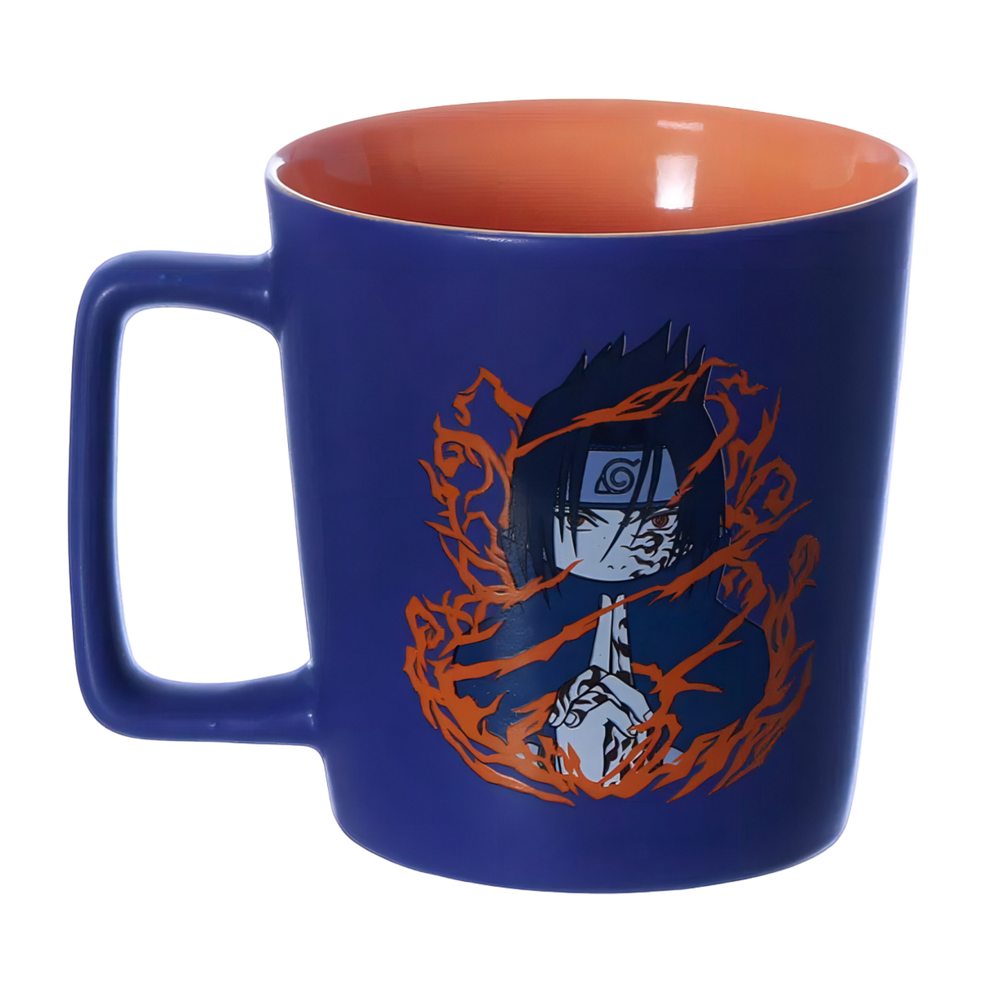 Caneca Cerâmica Sasuke Naruto 400ml Zona Criativa