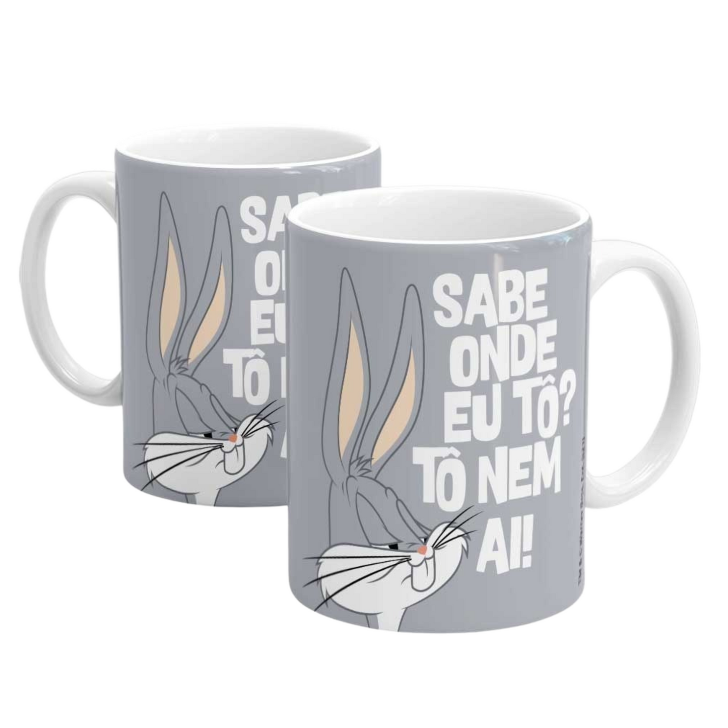 Caneca Looney Tunes Sabe Onde Eu To? Tô Nem Aí 300ml Sude