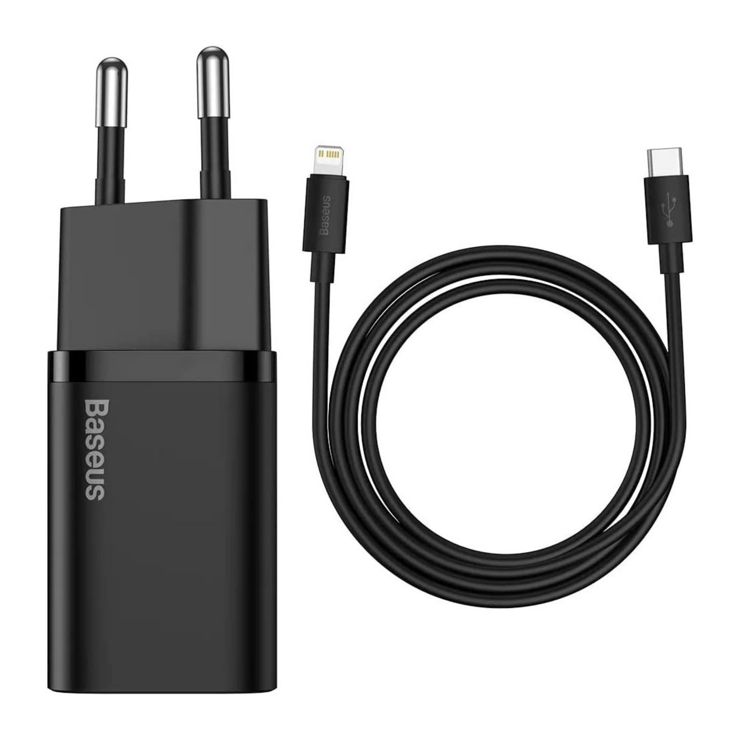Carregador Para Iphone Tipo-C PD 20w Quick Charger Super Si, Baseus, SMO1