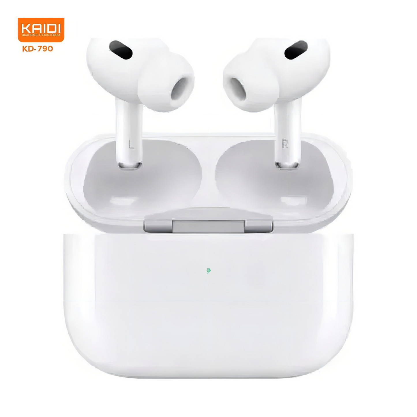 Fone de Ouvido Kaidi Kd788 Branco Sem Fio In Ear Bluetooth 5.3