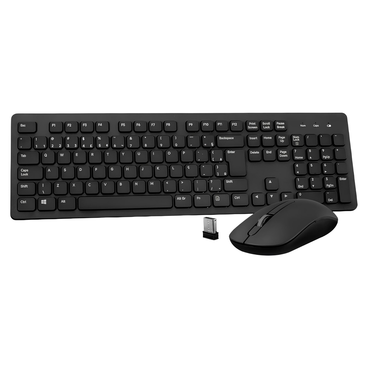 Kit Teclado E Mouse Sem Fio Bluetooth Usb Pc Notebook 2.4ghz