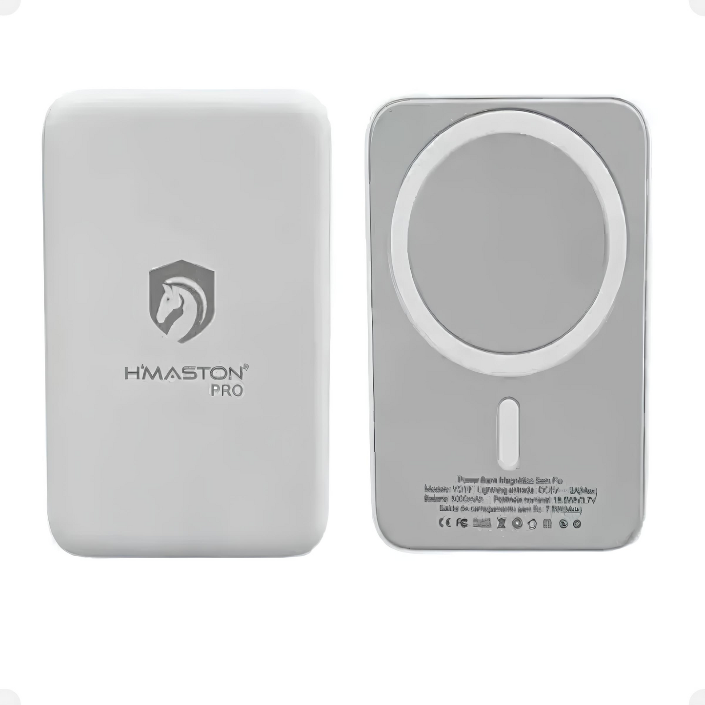 Power Bank Magnético Sem Fio Yd19 H'maston 5000mah Branco