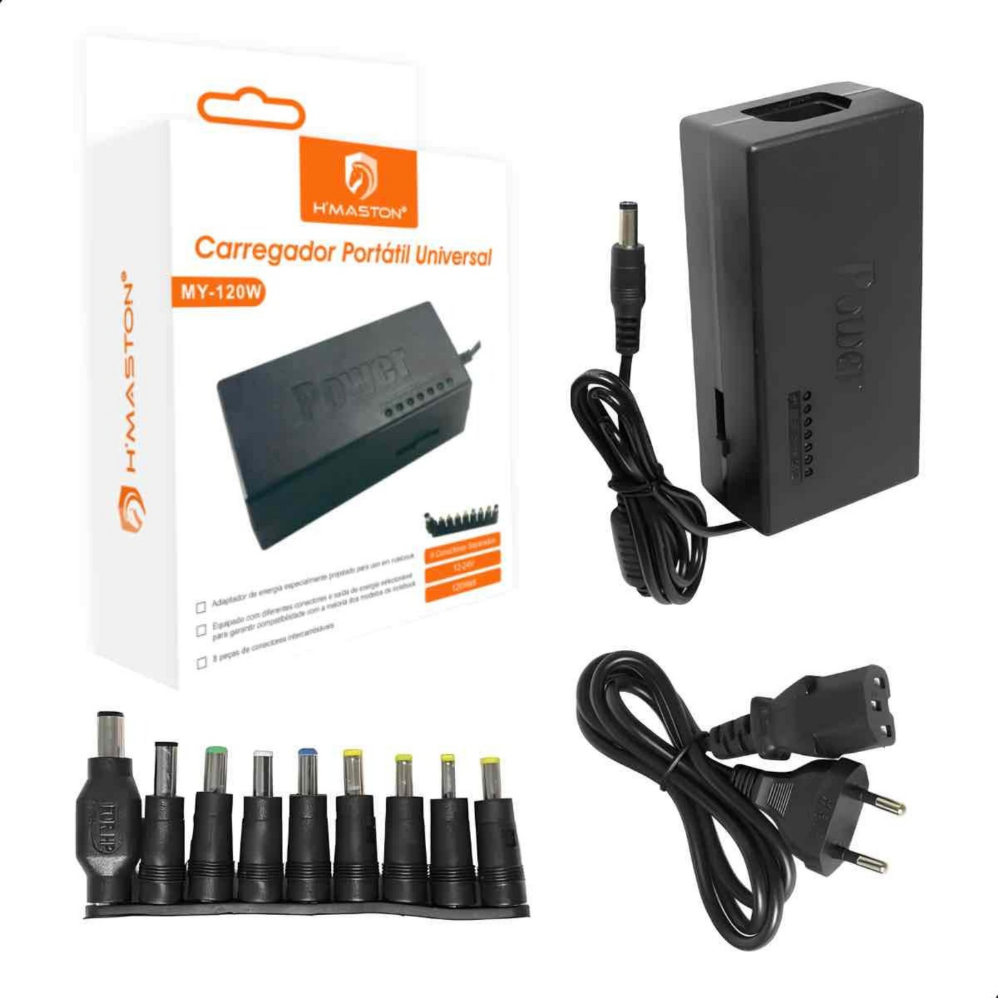 Carregador Fonte Universal Para Notebook Laptop 12v 24v 120w
