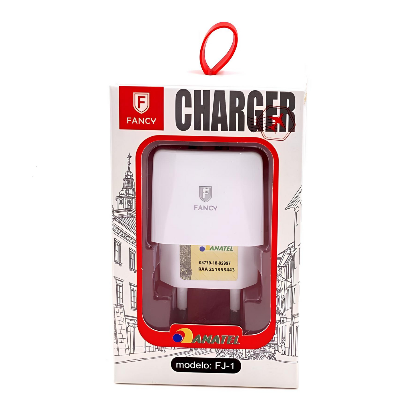 Carregador de Parede Fancy FJ-1 Usb Duplo Universal