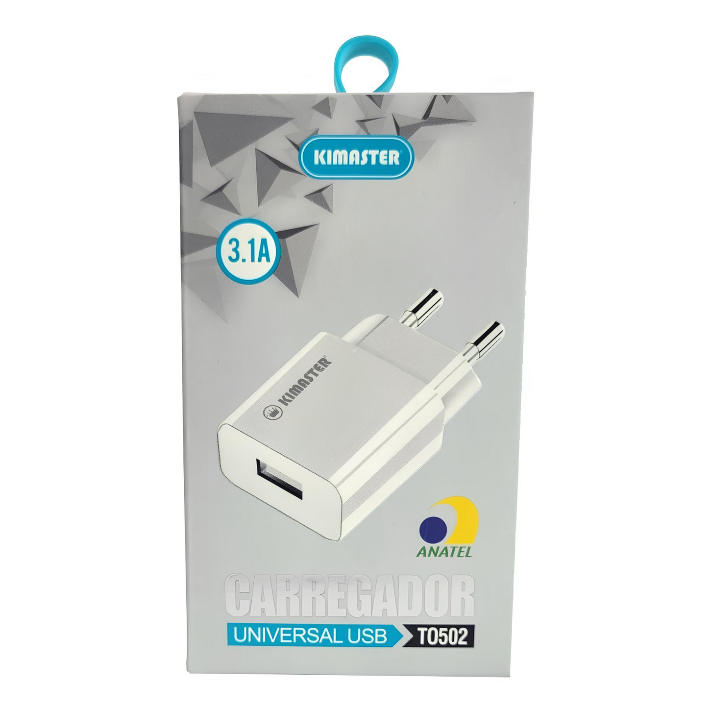 Carregador Turbo Anatel 3.1a Universal Usb Kimaster Original