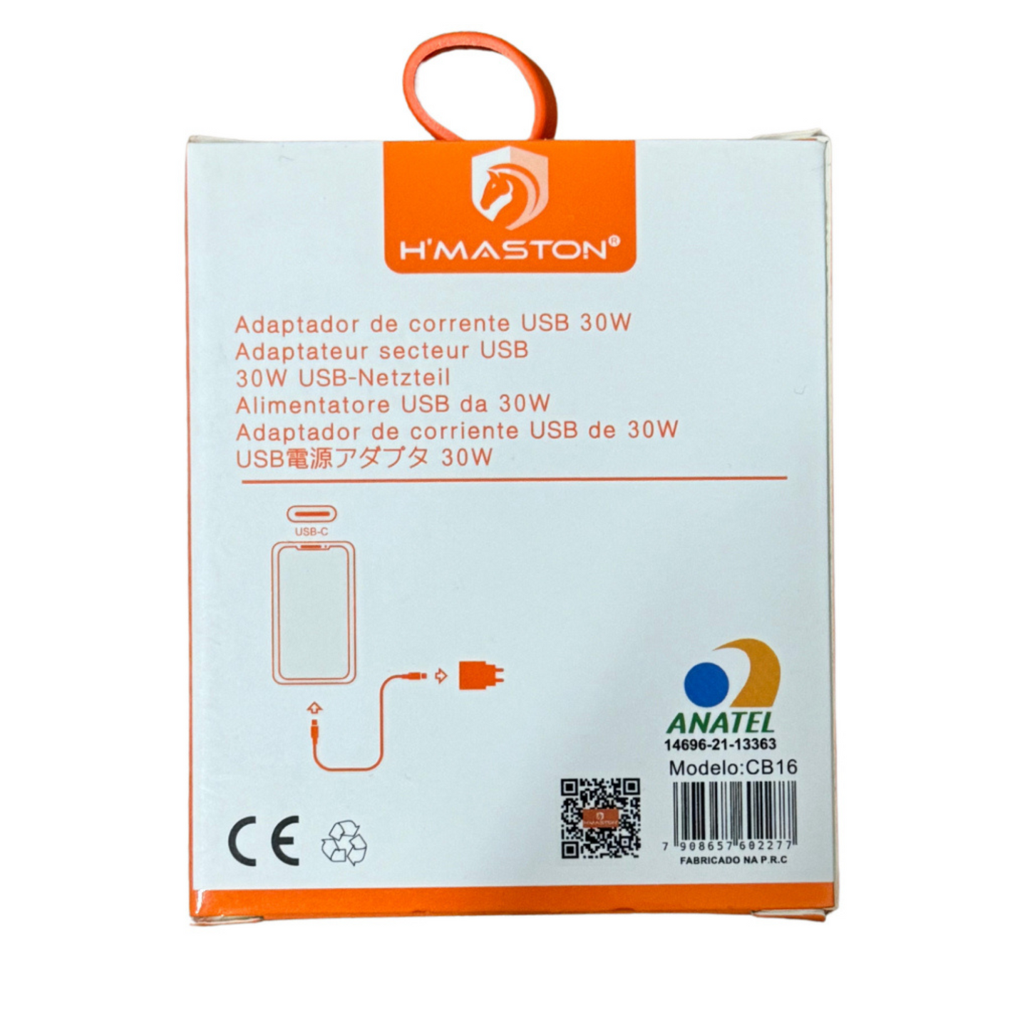 Fonte Carregador PD USB C 30W Turbo Anatel Rápido Original Tomada Android Iphone