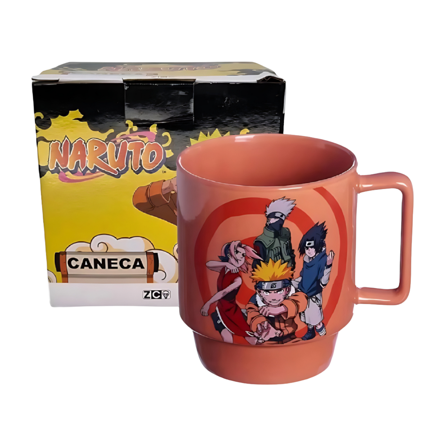 Caneca Naruto Equipe 7 Zona Criativa 400ml