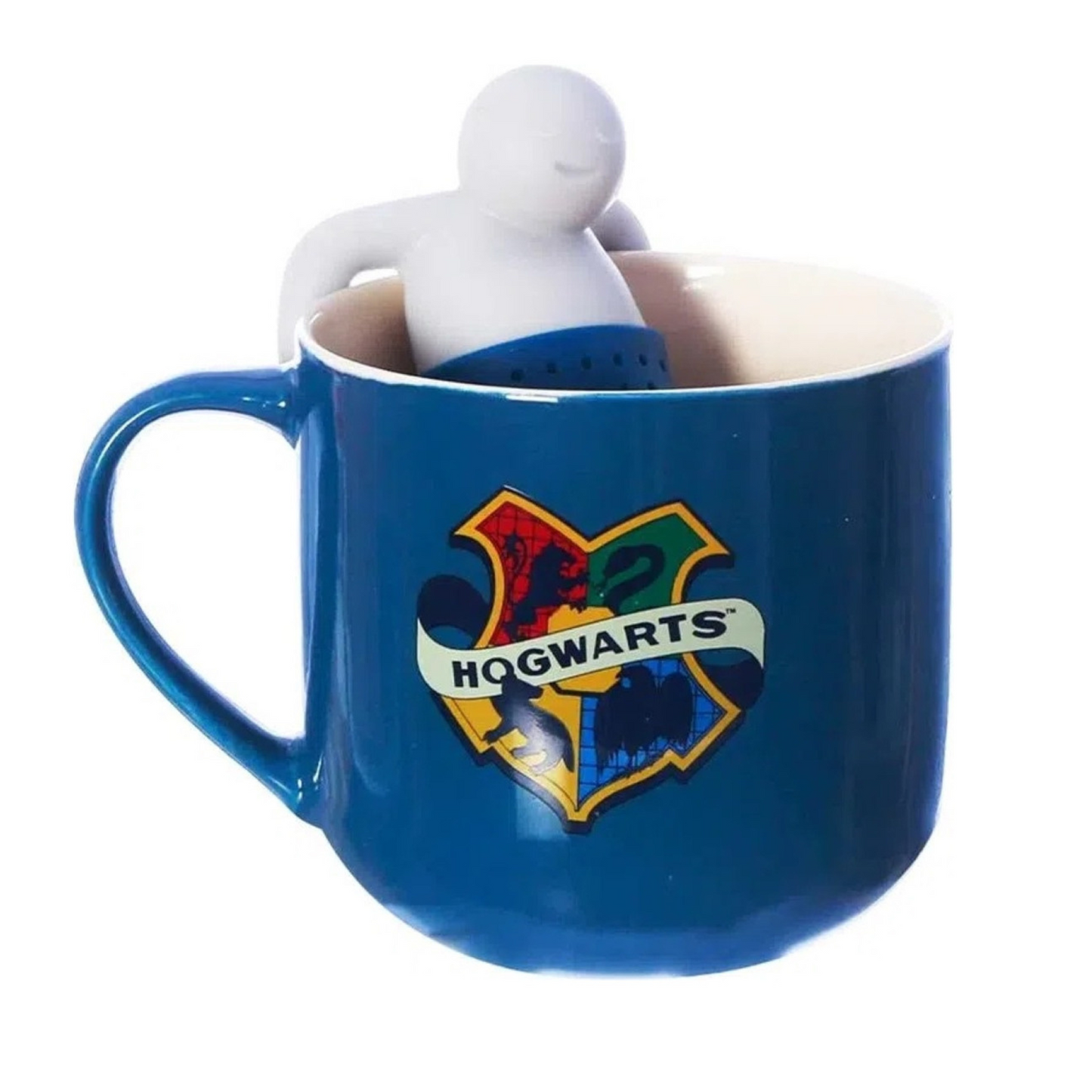 Caneca ZonaCriativa com Infusor 350ml Hogwarts Harry Potter 4 Casas Mágicas