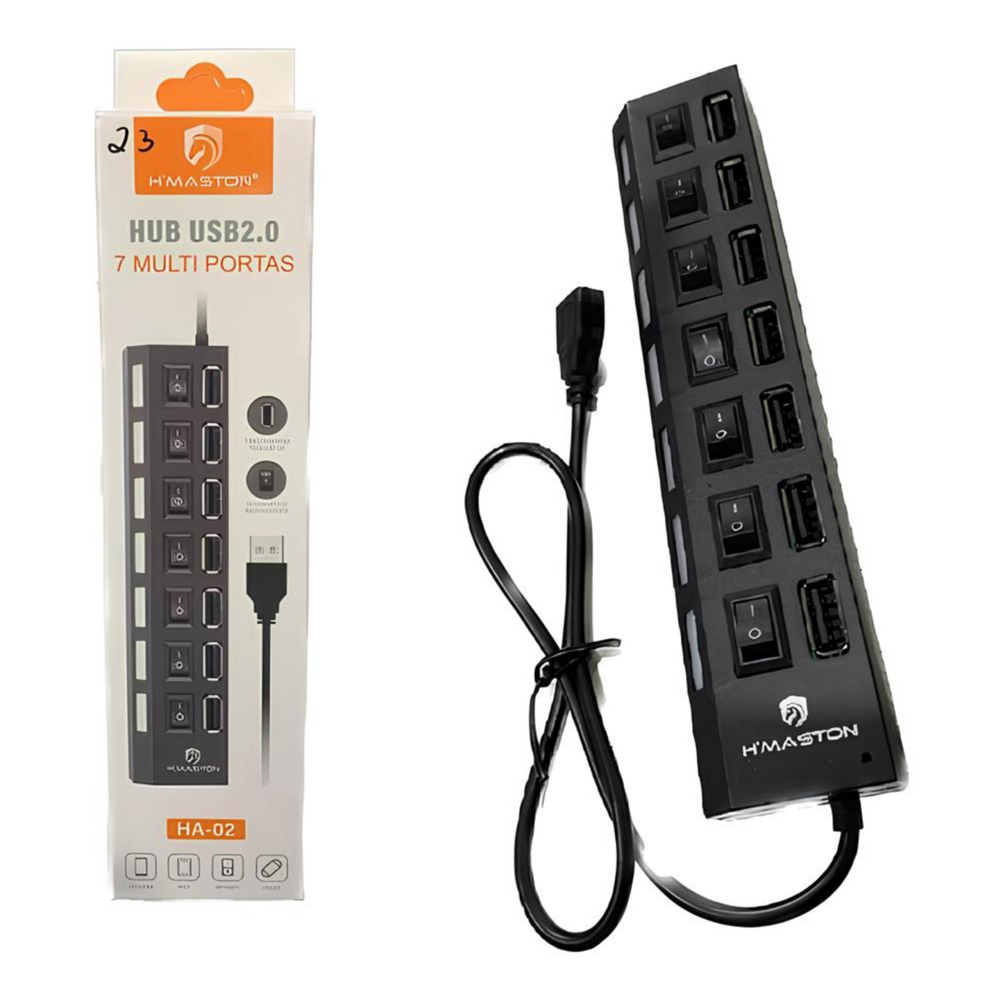 Hub Usb 7 Multi Portas
