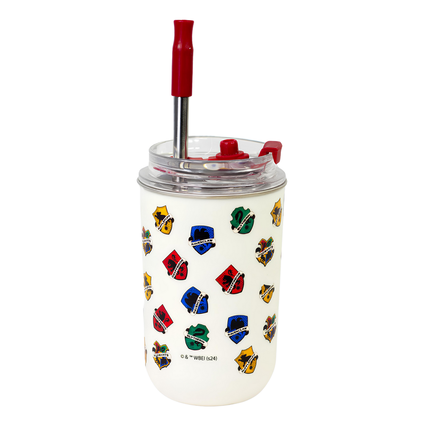 Copo Neo Harry Potter Hogwarts 300ml C/ Zona Canudo Criativa