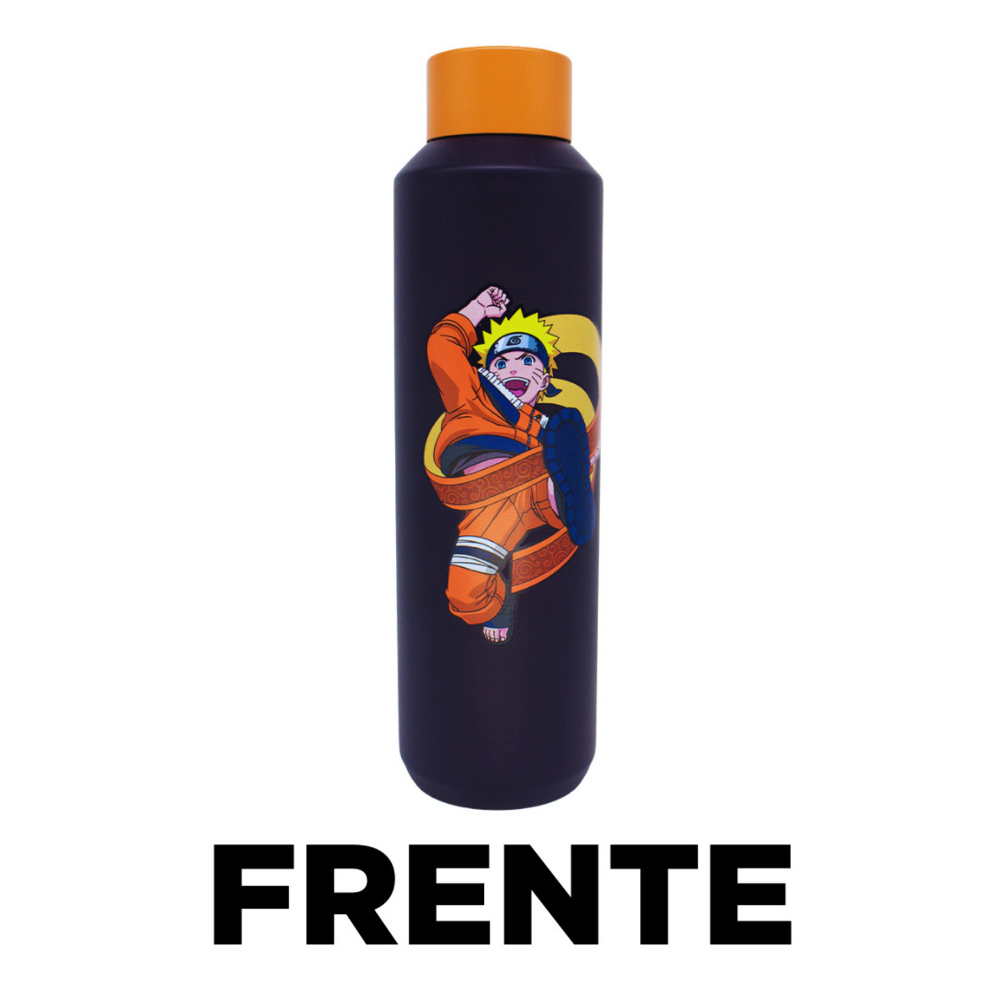 Garrafa Naruto Uzumaki Térmica 6 Horas 600ml Oficial Viz