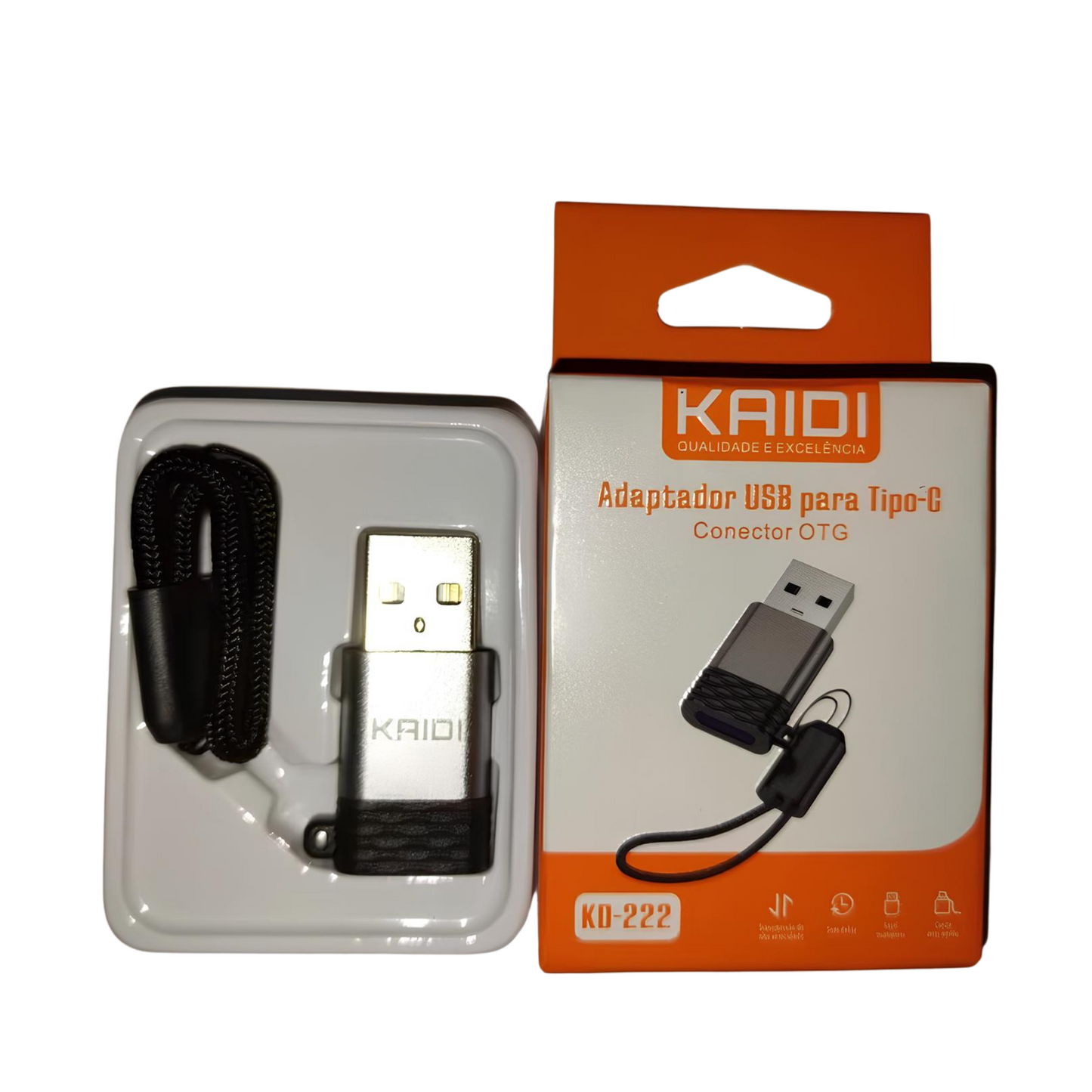 Adaptador Micro Para USB Conector OTG kd-219 / Adaptador USB Para Tipo C Conector OTG  kd-222