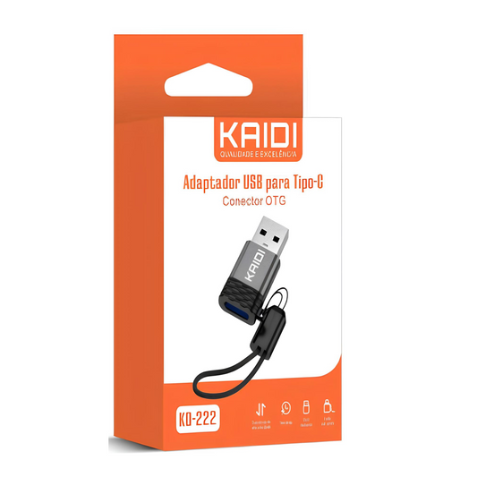 Adaptador USB Para Tipo-c Kaidi KD-222