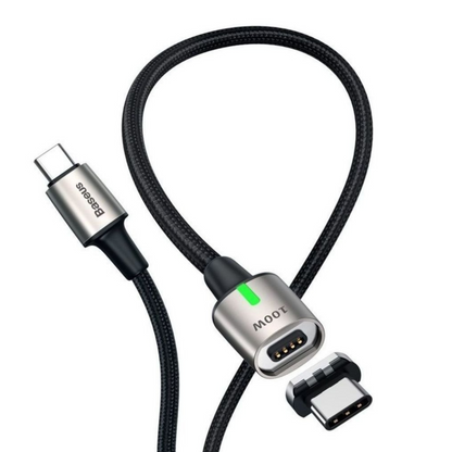 Cabo Usb-c Magnético Baseus 1,2m Macbook Win 100w 5a Type-c