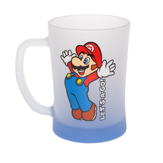 Caneca Chopp Let's A Go! Mário - 650ml - Zona Criativa