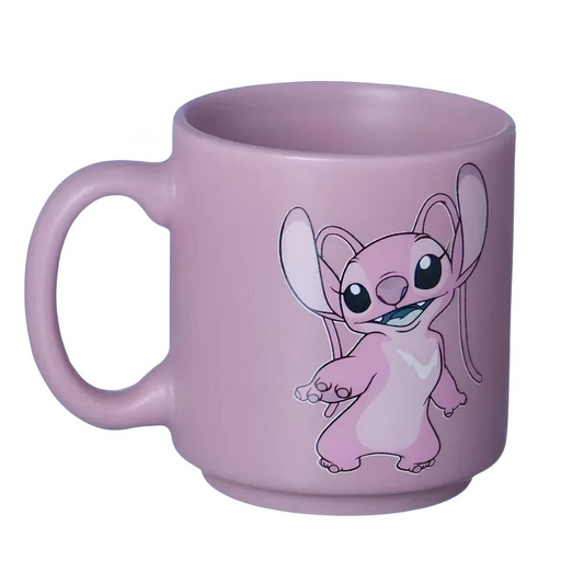 Caneca Mini Tina Disney Stitch Angel 100 Ml