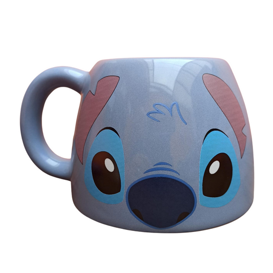 Caneca Stitch 450ml 3d Porta Objeto Caneta Vaso Cereal Bowl