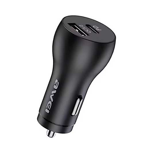Carregador Veicular Carregamento Rápido Qc 3.0 Pd 20w C-842 Cor Preto