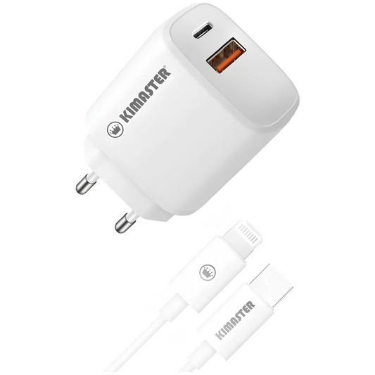 Carregador Turbo Para iPhone Tipo C/usb, 40w - Kimaster
