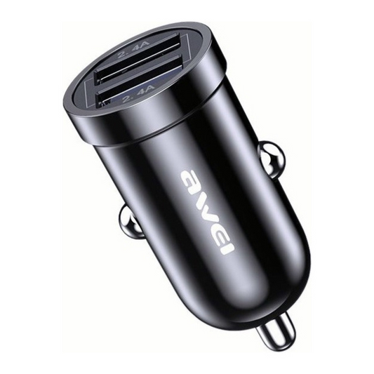 Carregador Veicular C-810 Awei 2 Entradas Usb 2.4a Fast Car