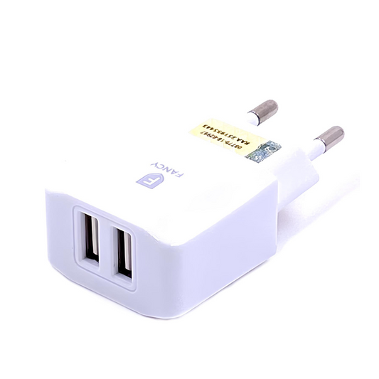 Carregador de Parede Fancy FJ-1 Usb Duplo Universal