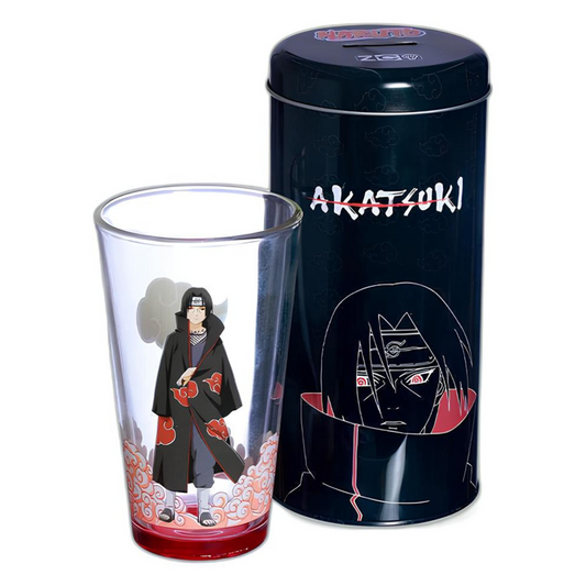 Copo Com Cofre Naruto Akatsuki 500 Ml