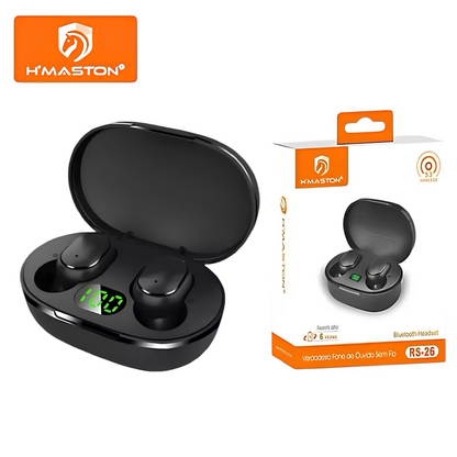 Fone de Ouvido Sem Fio Bluetooth H’Maston RS26
