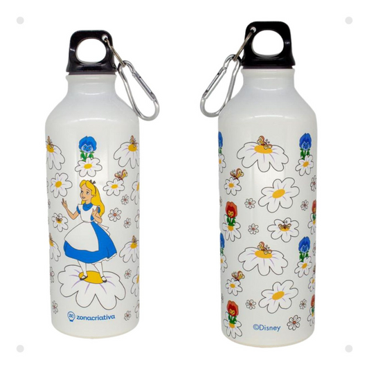 Garrafa Alice No País Das Maravilhas 500ml Original Disney