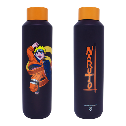 Garrafa Naruto Uzumaki Térmica 6 Horas 600ml Oficial Viz