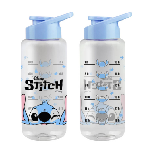 Garrafa Squeeze Com Tampa E Alça Lilo Stitch 1 Litro
