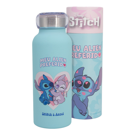 Garrafa Termica De Rosca Bubble Stitch Meu Alien Preferido