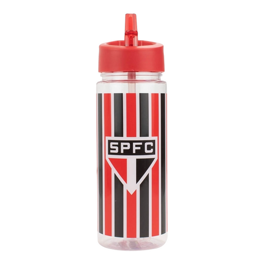Kit Spfc São Paulo Fc Garrafa Bico 450ml + Mochila Saco
