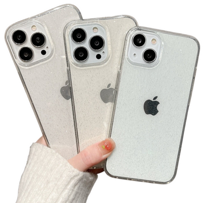 Capinha Transparente com brilho - iPhone