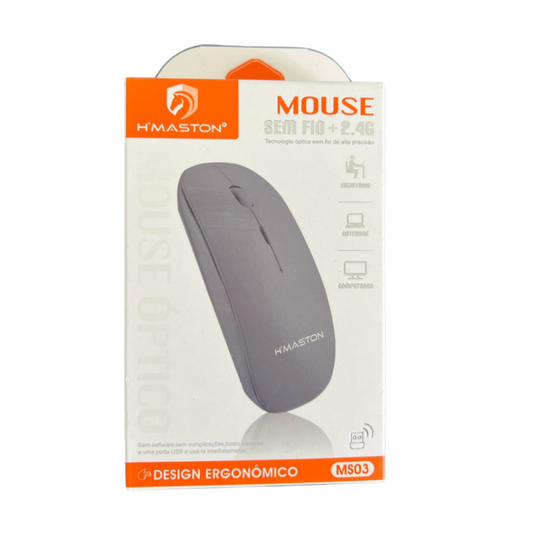 Mouse Sem Fio H Maston Sem Fio 2.4g Ergonômico