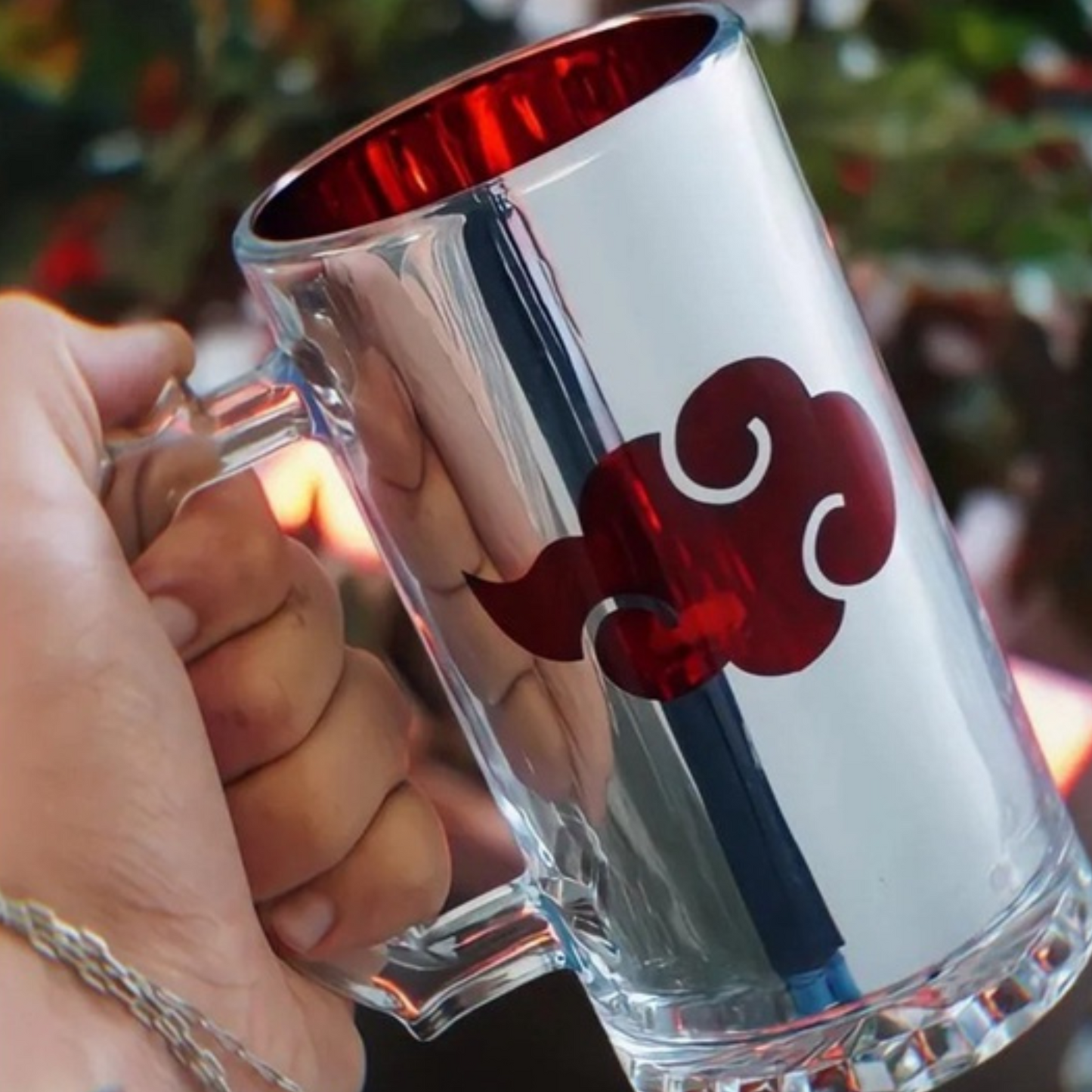 Caneca Eletrostática Metálica Akatsuki - Naruto