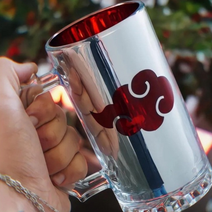 Caneca Eletrostática Metálica Akatsuki - Naruto