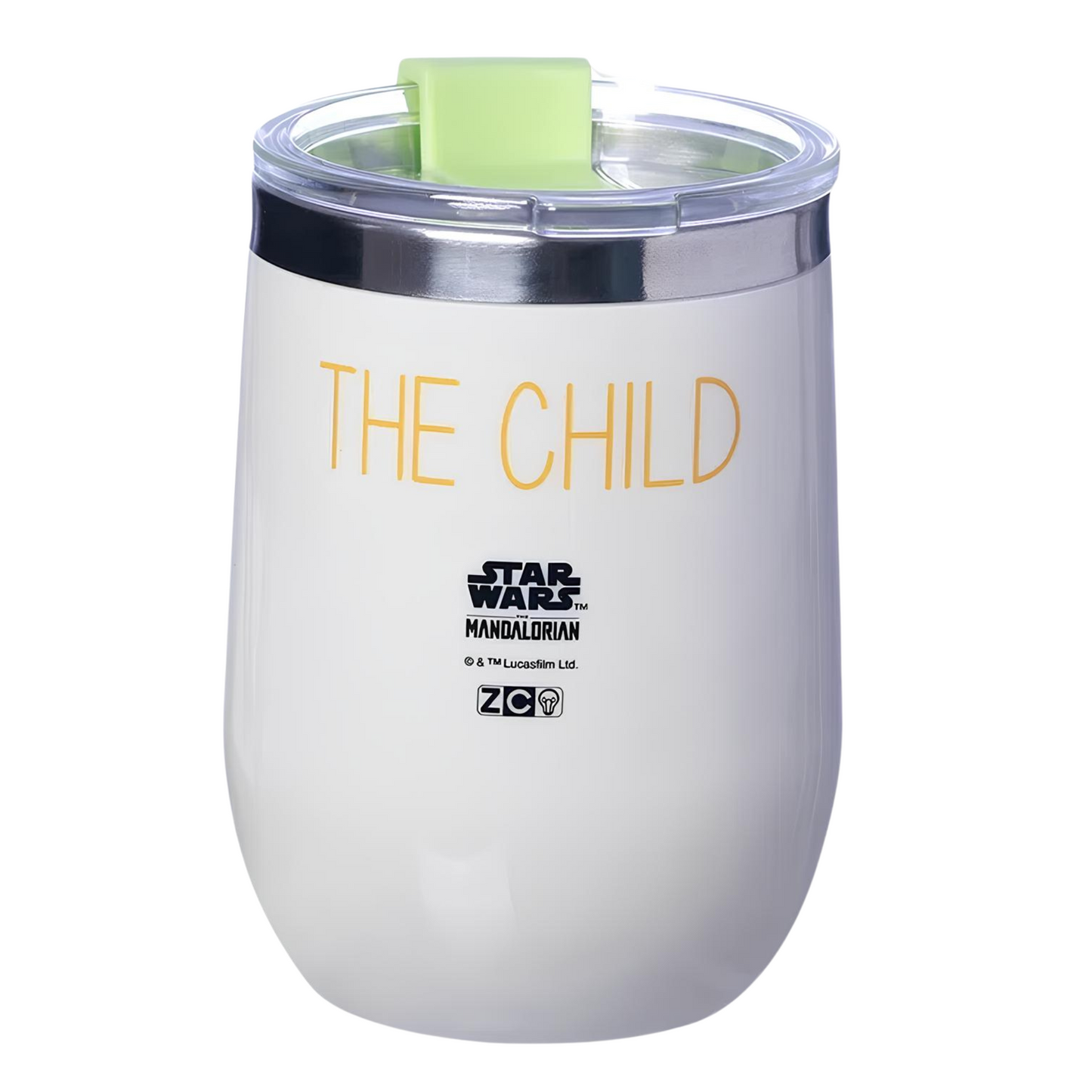 Copo Baby Yoda Mandalorian Semi-térmico Tampa Star Wars
