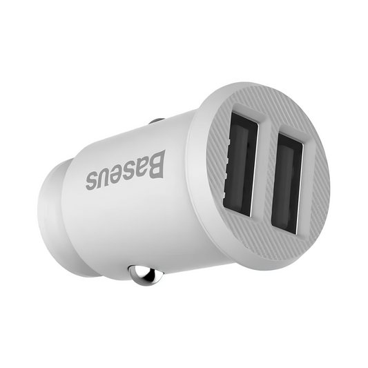 Carregador Veicular Baseus Grain 2 Entradas Usb 5v 3.1a