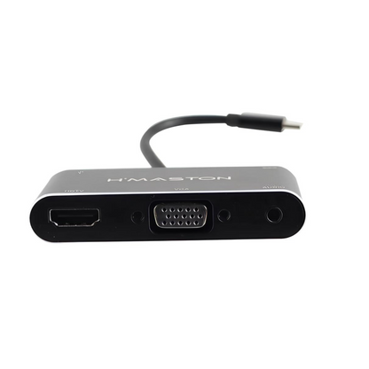 Conversor H'maston Usb-c P/hdmi/vga/usb 3.0 P2