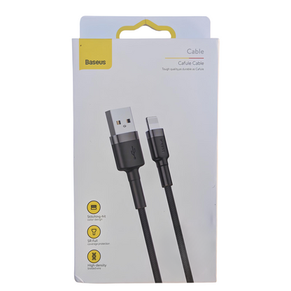 Cabo Reforçado iPhone Lightning 2.4A Baseus