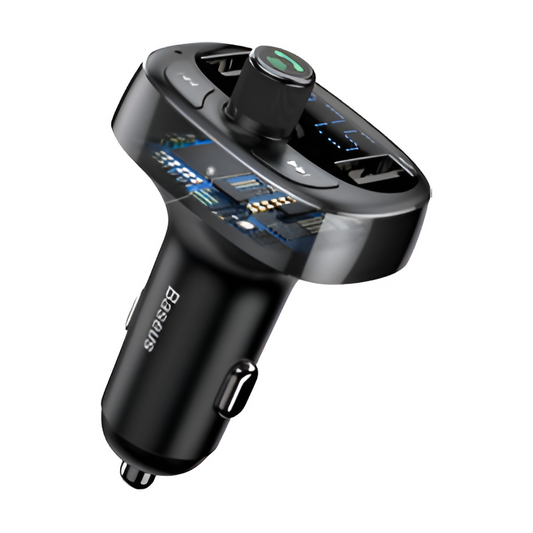 Transmissor Fm Mp3 Bluetooth Baseus E Handsfree 2 Portas Usb